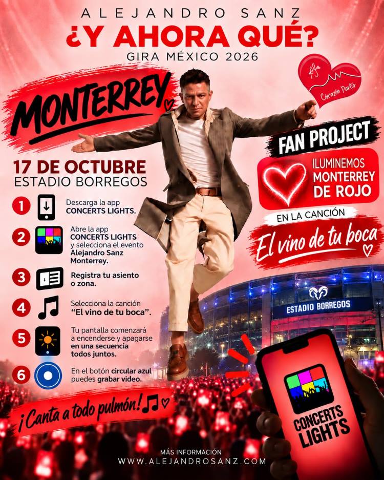 Alejandro Sanz · Gira México 2026